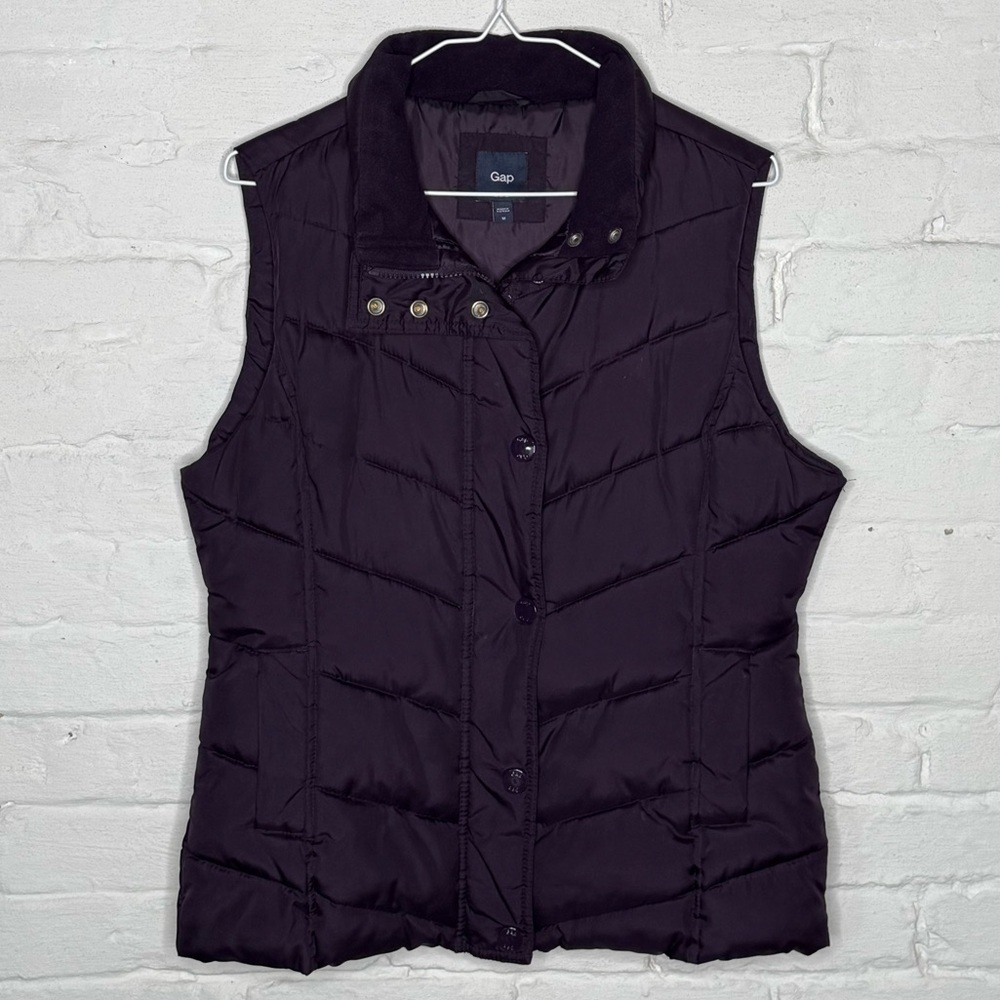 Gap Purple Puffer Vest M